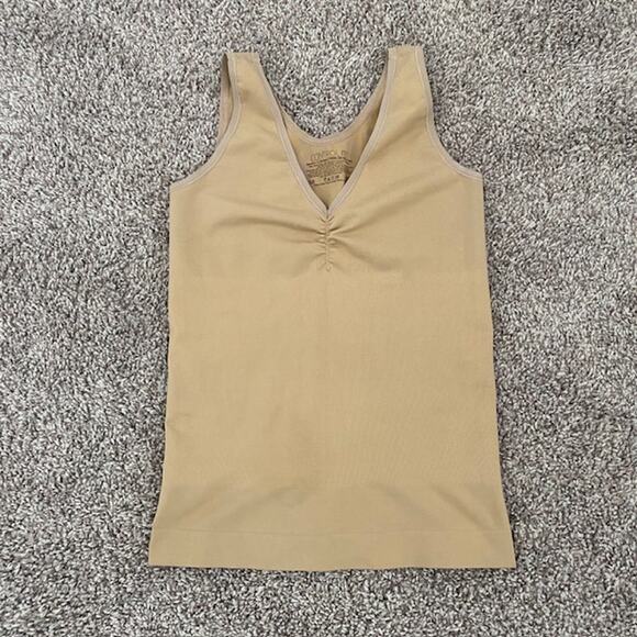 MAIDENFORM Control‎ It! Nude Firm Control V-Neck Shapewear Top Women's XL - Picture 2 of 5